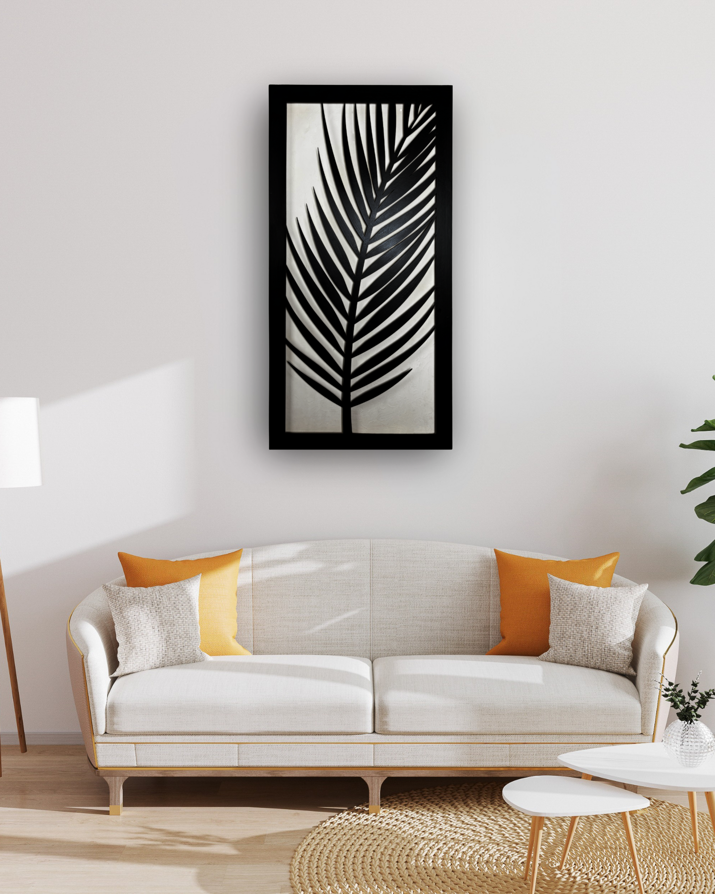 🌴 Palm Leaf Wooden Wall Art